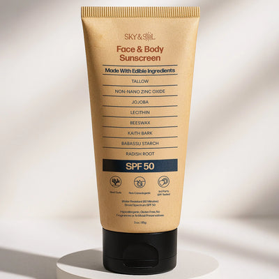 Natural Mineral Tallow Reef-Safe Sunscreen SPF 50™